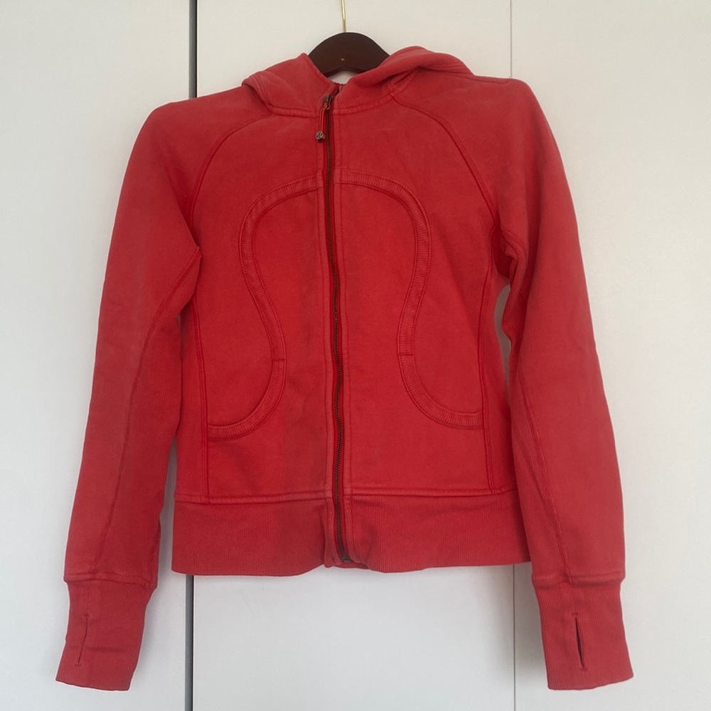 Lululemon Red Scuba Hoodie
